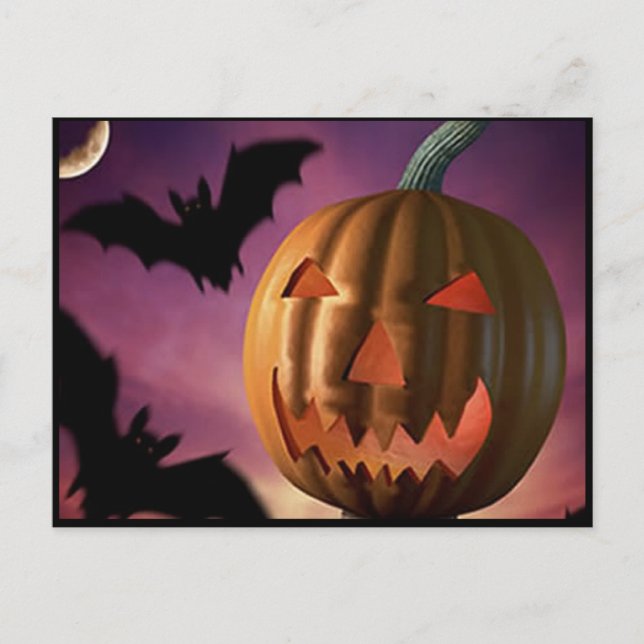 Cartão Postal Halloween (Frente)