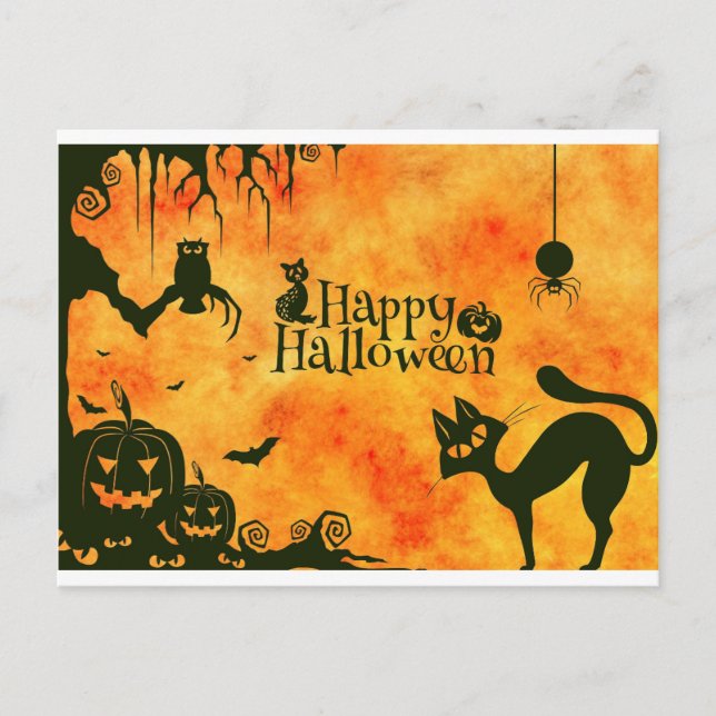 Cartão postal Halloween (Frente)