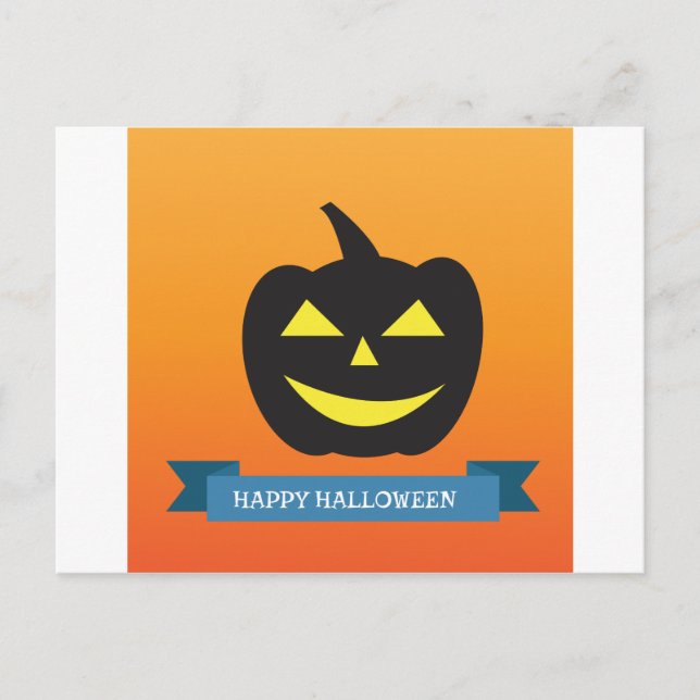 Cartão Postal Halloween (Frente)