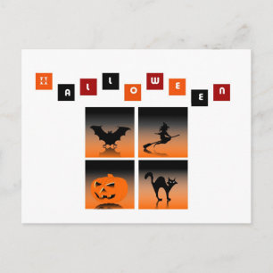 Cartão Postal halloween