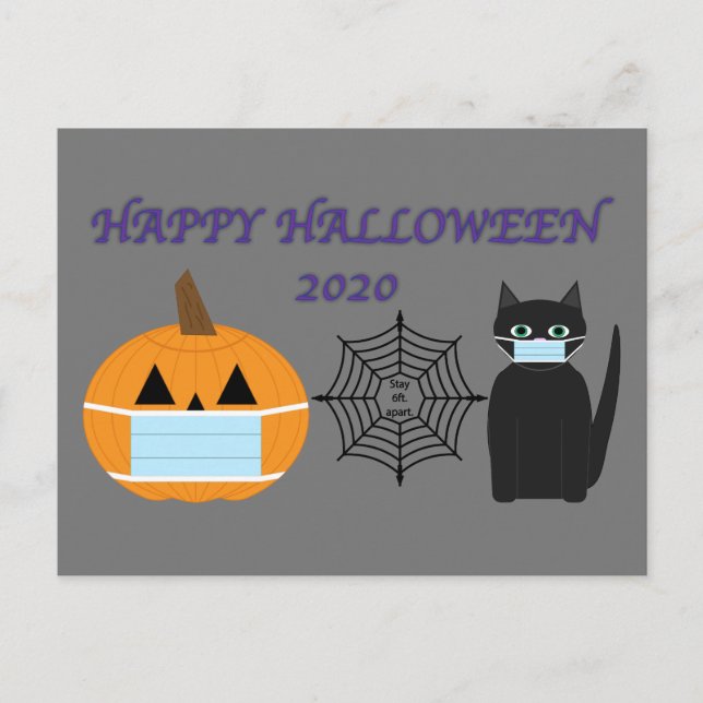 Cartão Postal Halloween 2020 (Frente)