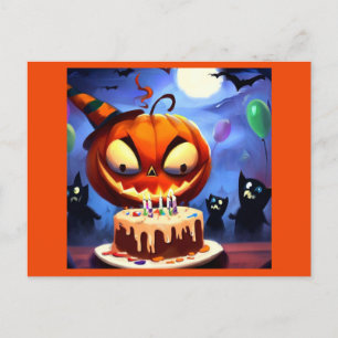 Cartão Postal Halloween - Aniversário 3