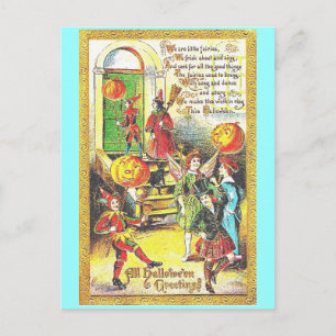 Cartão Postal Halloween Antigo