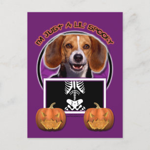 Cartão Postal Halloween - Apenas um magrinho - Beagle