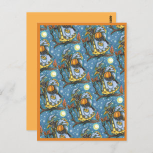 CARTÃO POSTAL HALLOWEEN BLACKBIRD ASSISTENTE, HALLOWEEN RAVEN