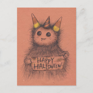 Cartão Postal Halloween do Monstro da Milha Candy