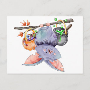 Cartão Postal Halloween Fofo