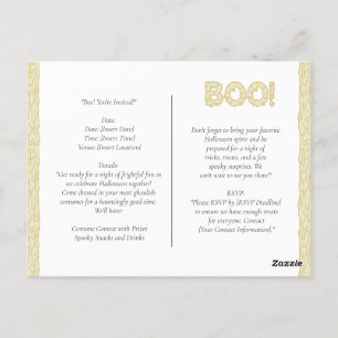 Cartão Postal Halloween Ghorest