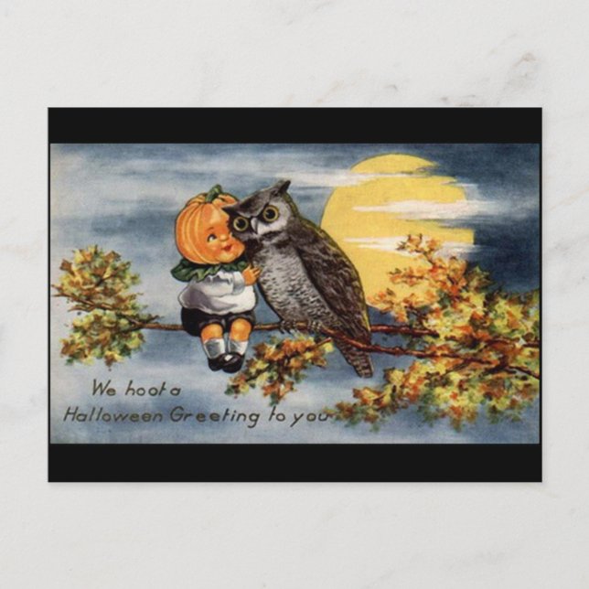 Cartão postal Halloween I (Vintage) (Frente)