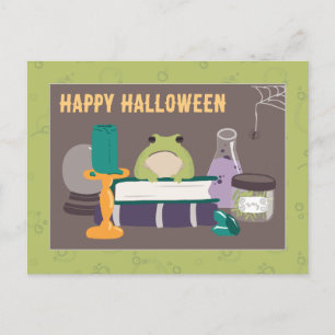 Cartão Postal Halloween - Ingredientes da Espelha das Bruxas