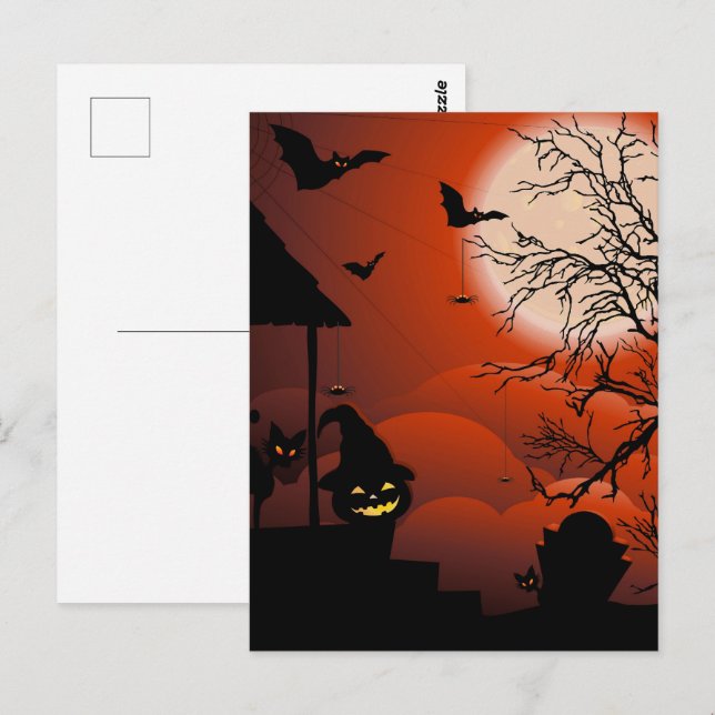 Cartão Postal Halloween Malody Moonlight Nightare (Frente/Verso)