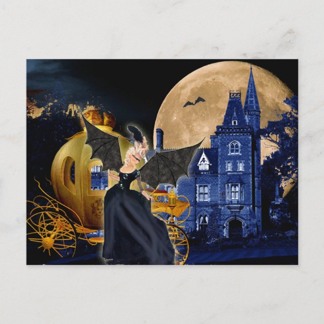 Cartão Postal Halloween Marie Antoinette Sociere Diabolique (Frente)