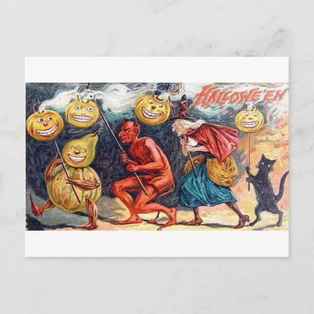 Cartão Postal Halloween Muito Assustador (Frente)