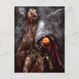 Cartão Postal Halloween - O Cavaleiro Sem Cabeça