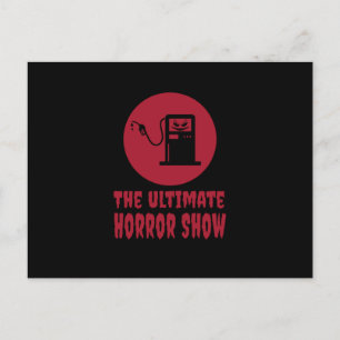 Cartão Postal Halloween - O Show de Terror Supremo na Estação de