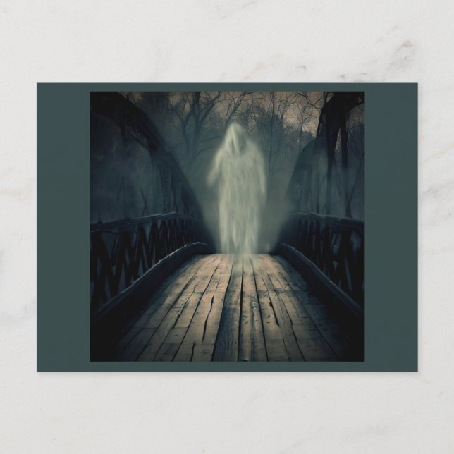 Cartão Postal Halloween - Ponte Assombrada 2 (Frente)