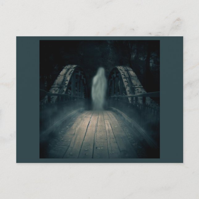 Cartão Postal Halloween - Ponte Assombrada 4 (Frente)