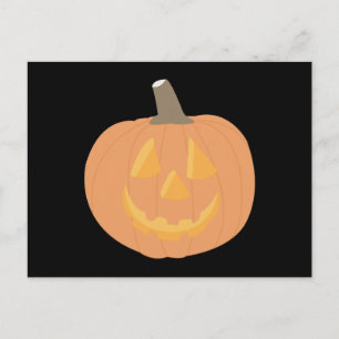 Cartão Postal Halloween Pumpkin