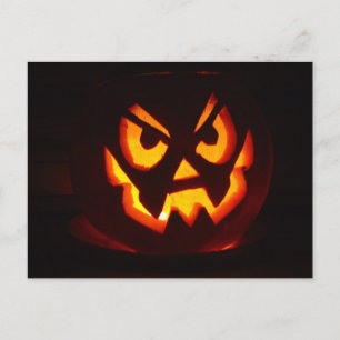 Cartão Postal Halloween Pumpkin