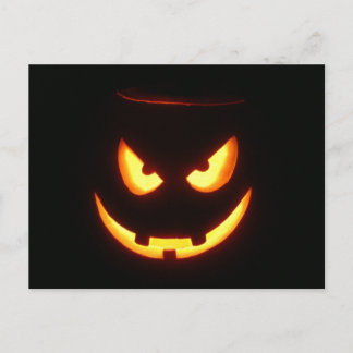 Cartão Postal Halloween Pumpkins