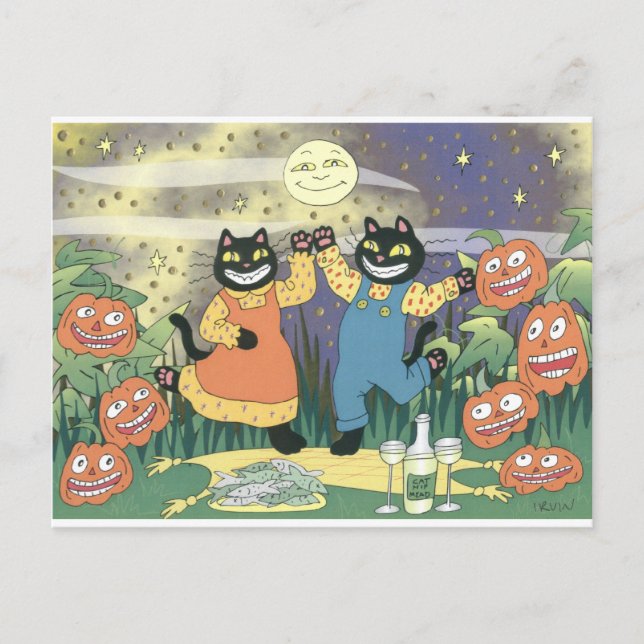 Cartão Postal Halloween Soiree (Frente)