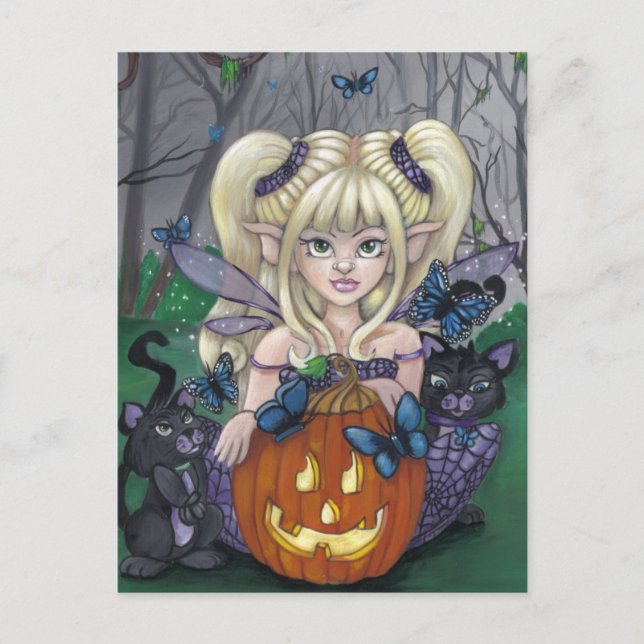 Cartão postal "Halloween Sprite" (Frente)