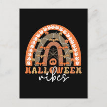 Halloween Vibes Boho Rainbow Fall Spooky