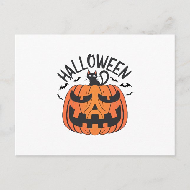 Cartão Postal Halloween Vintage  (Frente)