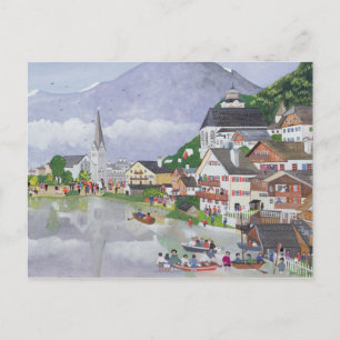 Cartão Postal Hallstadt Áustria 1995