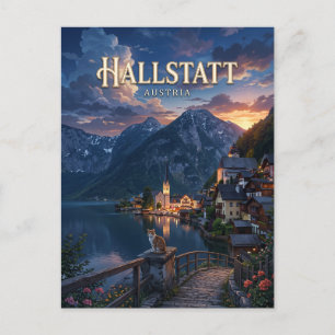 Cartão Postal Hallstatt Áustria