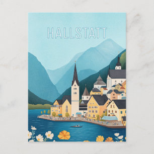Cartão Postal Hallstatt Austria Viagem