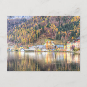 Cartão Postal Hallstatt Village Áustria