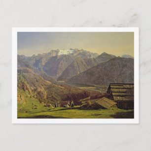 Cartão Postal Hallstatter-See (óleo na canvas)