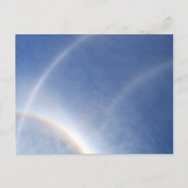 Cartão Postal Halos à volta do sol (Frente)
