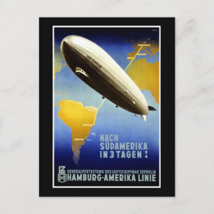 Cartão Postal Hamburg Amerika Linie Hamburg America Line HAPAG