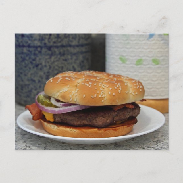 Cartão Postal Hamburger (Frente)