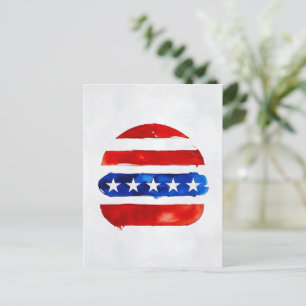 Cartão Postal Hamburger América (Pintura Branca No. 4)
