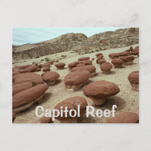 Cartão Postal Hamburger Rocks, Capitol Reef National Park, Utah