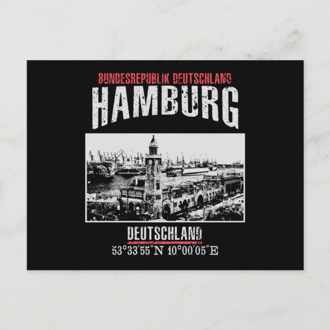 Cartão Postal Hamburgo (Frente)