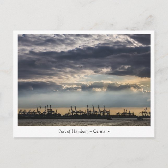 Cartão Postal Hamburgo Alemanha (Frente)