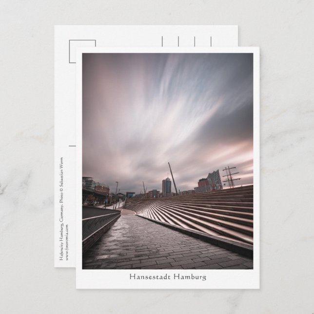 Cartão Postal Hamburgo Alemanha (Frente/Verso)