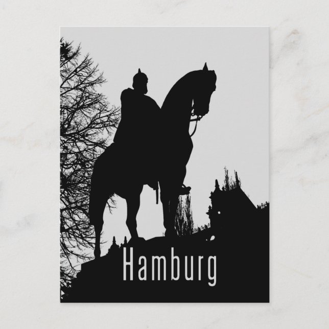 Cartão Postal Hamburgo, Alemanha (Frente)