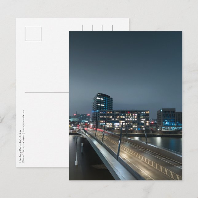 Cartão Postal Hamburgo Alemanha (Frente/Verso)