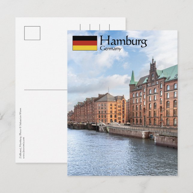 Cartão Postal Hamburgo Alemanha (Frente/Verso)