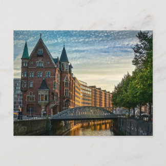 Cartão Postal Hamburgo, Vista da Cidade da Alemanha