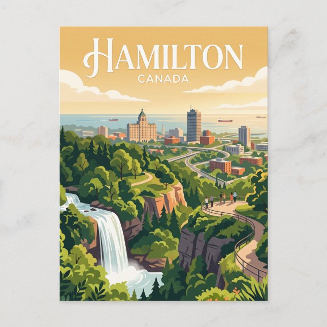 Cartão Postal Hamilton, Canadá (Frente)