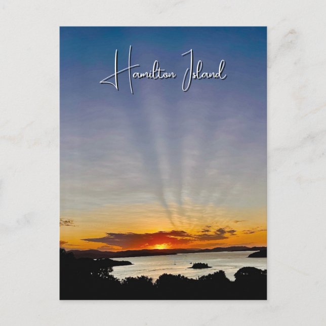Cartão Postal Hamilton Island Sunset (Frente)