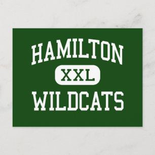 Cartão Postal Hamilton - Wildcats - High - Milwaukee Wisconsin