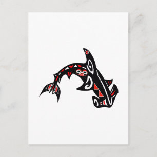 CARTÃO POSTAL HAMMERHEAD SHARK