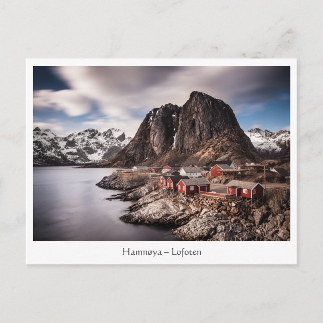 Cartão Postal Hamnoy Lofoten (Frente)